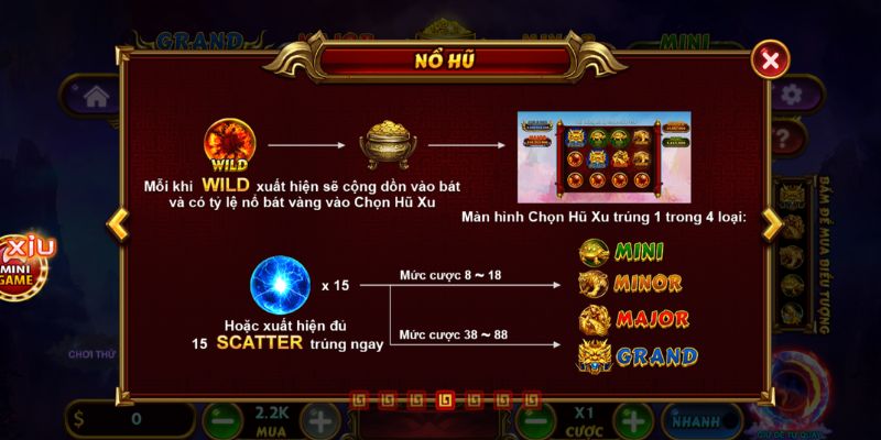 Khám phá nổ hũ Kho Báu Tứ Linh cực hot tại V9Bet 2026 4 Wild xuất hiện sẽ cộng dồn vào bát vàng tăng tỷ lệ nổ bát chọn hũ xu